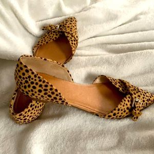 Cheetah print flats
